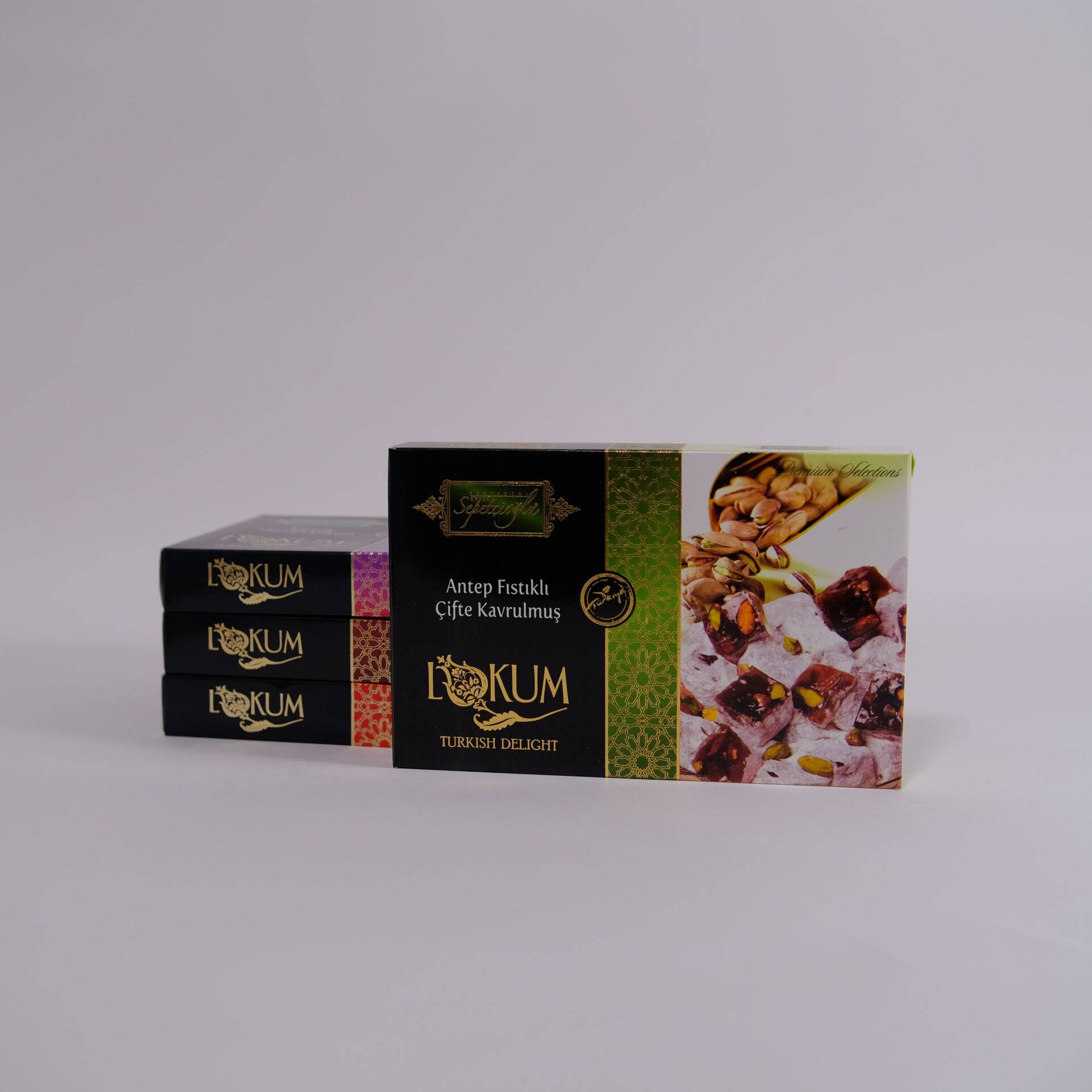 Antep Fıstıklı Çifte Kavrulmuş Lokum 300G