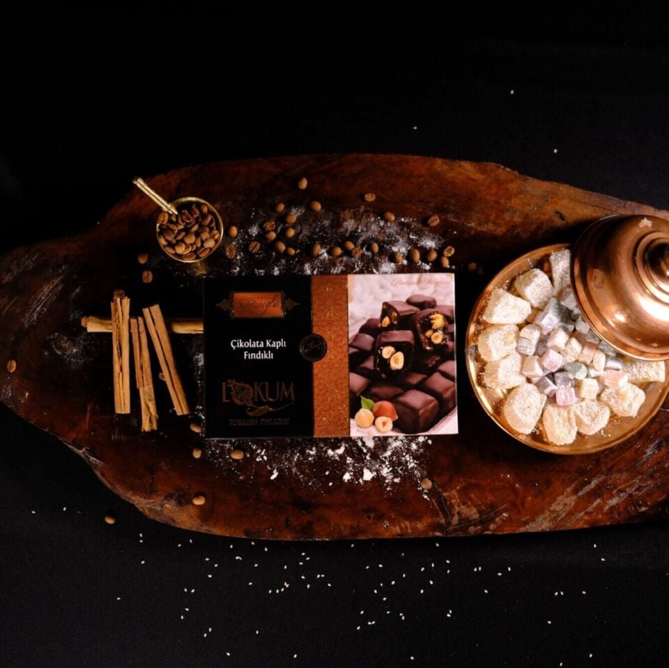Çikolata Kaplı Fındıklı Lokum 300 gr