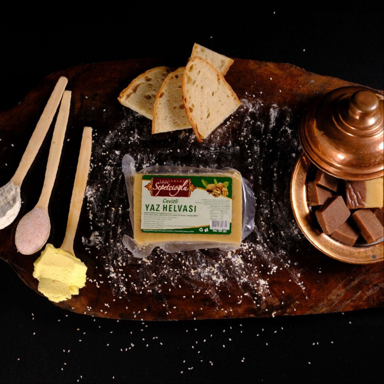 Sade Cevizli Yaz Helvası 500 gr