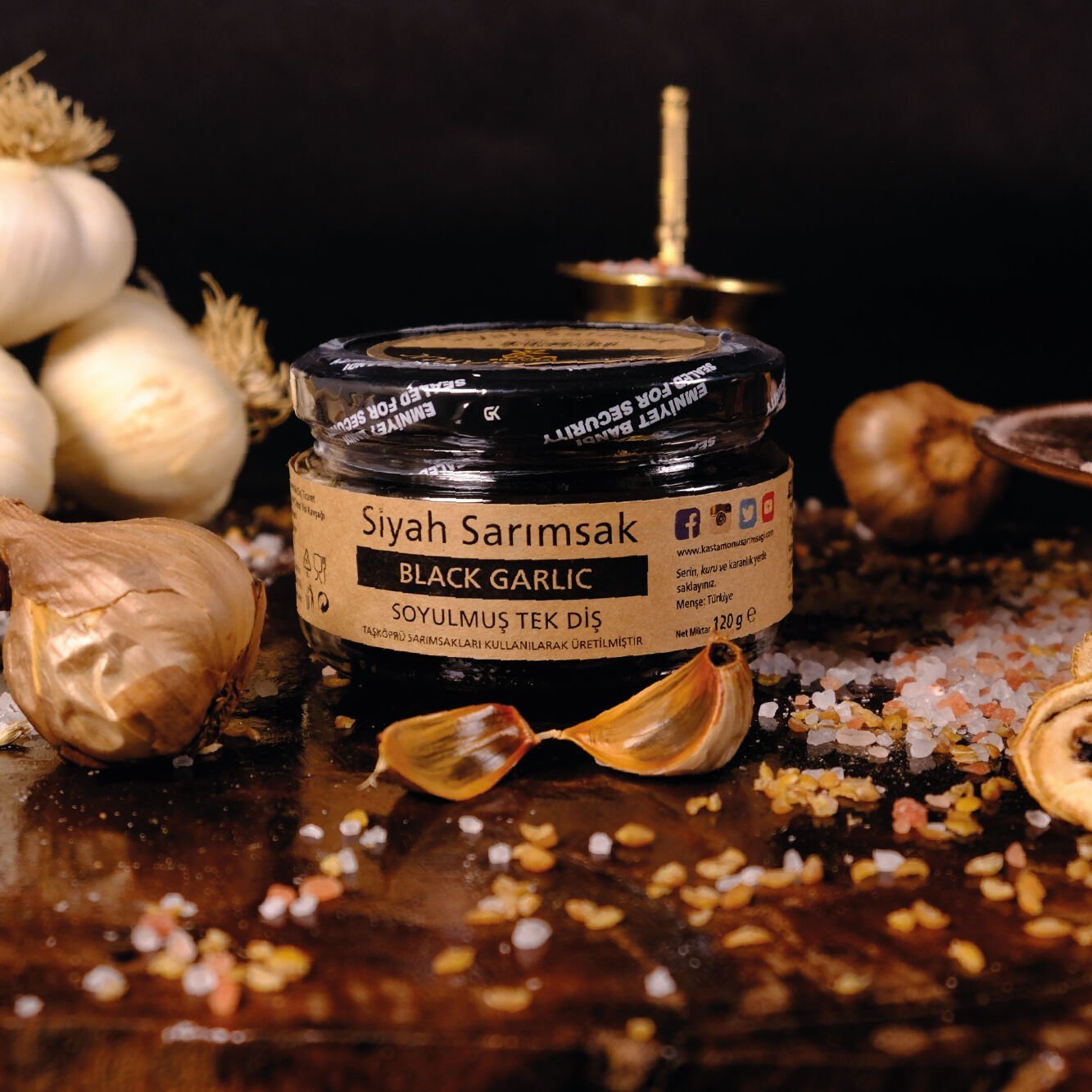 Siyah  Sarımsak (Soyulmuş Diş) 120 gr