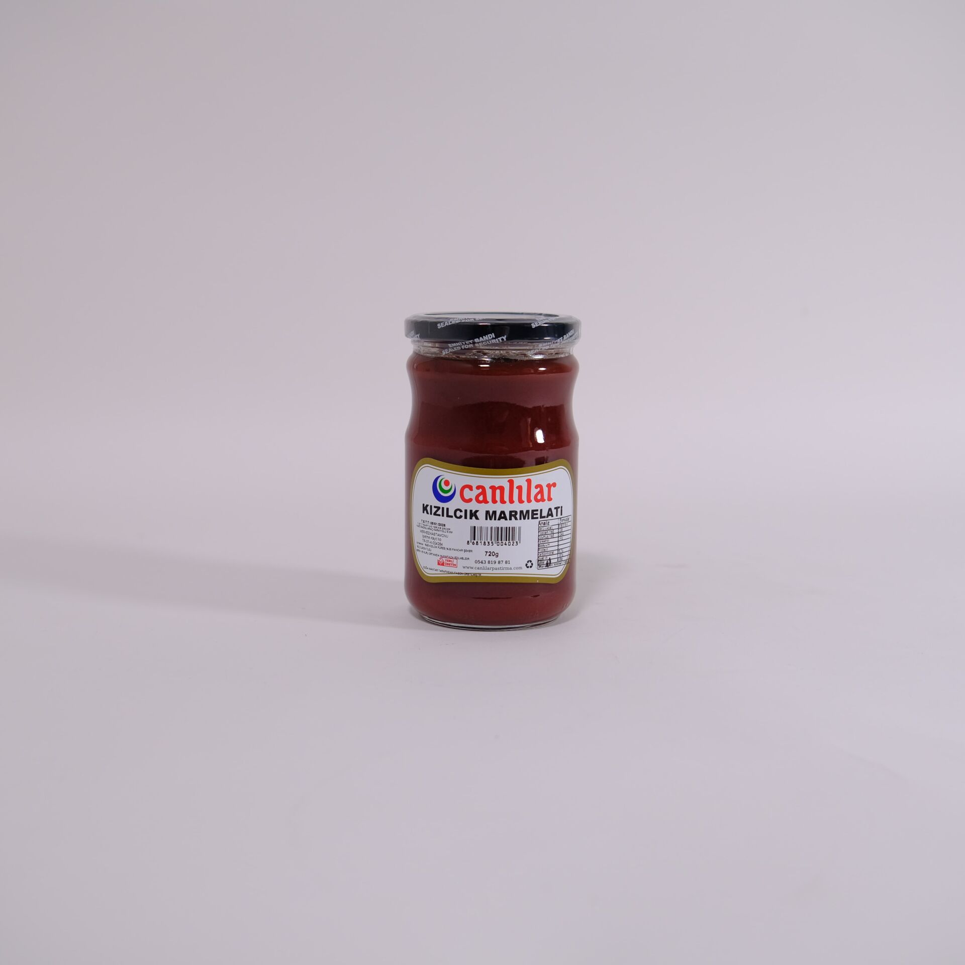 Kızılcık Marmelatı 720gr