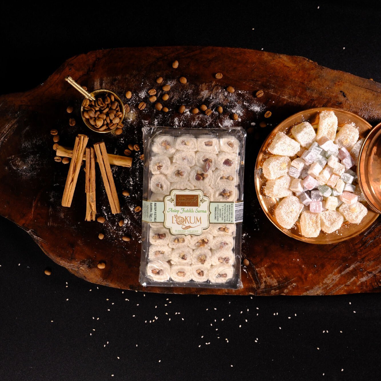 Antep Fıstıklı Sarma Lokum 400 gr