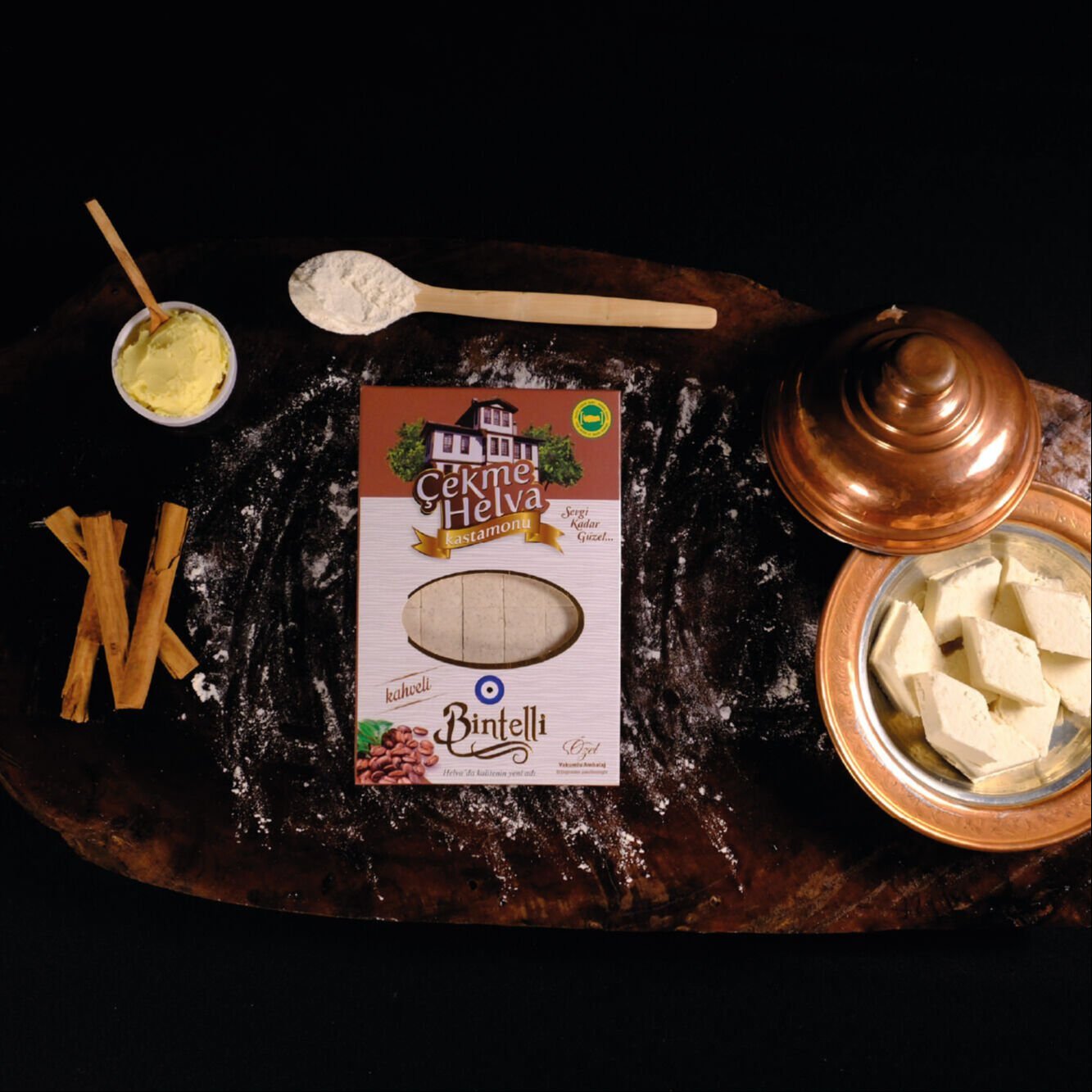 Kahveli Çekme Helva 250 gr