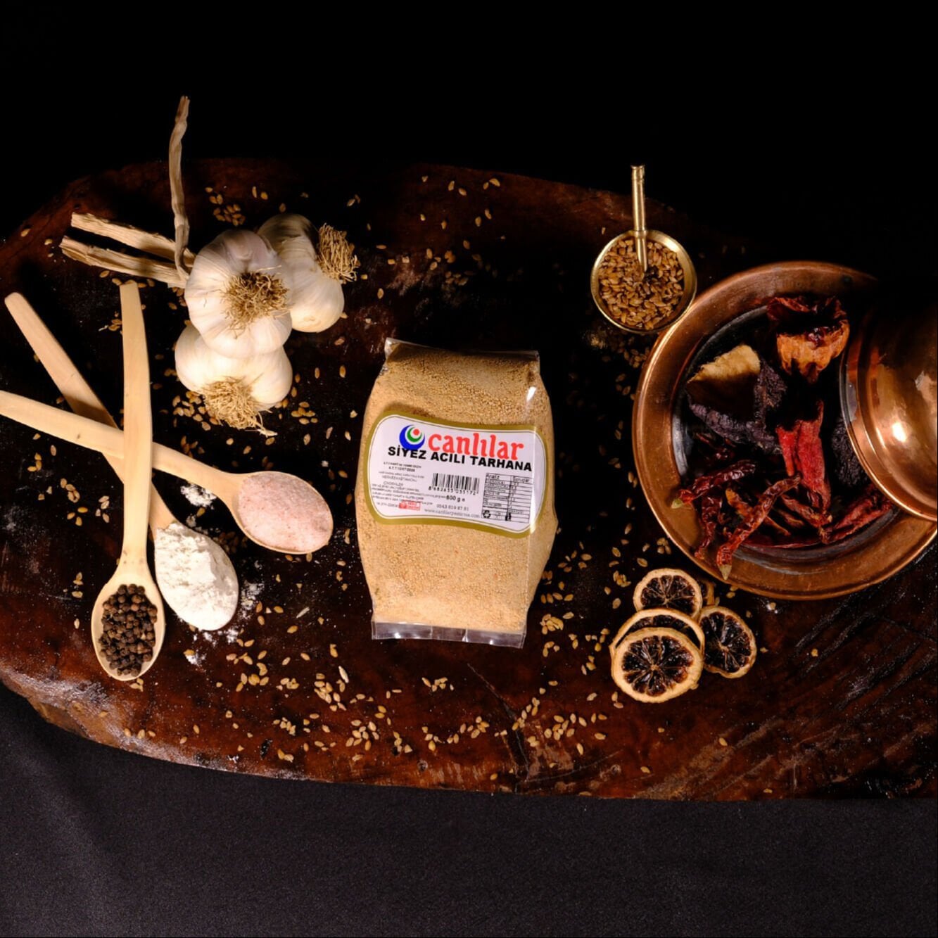 Siyez Tarhanası Acılı (Kuru) 500 gr