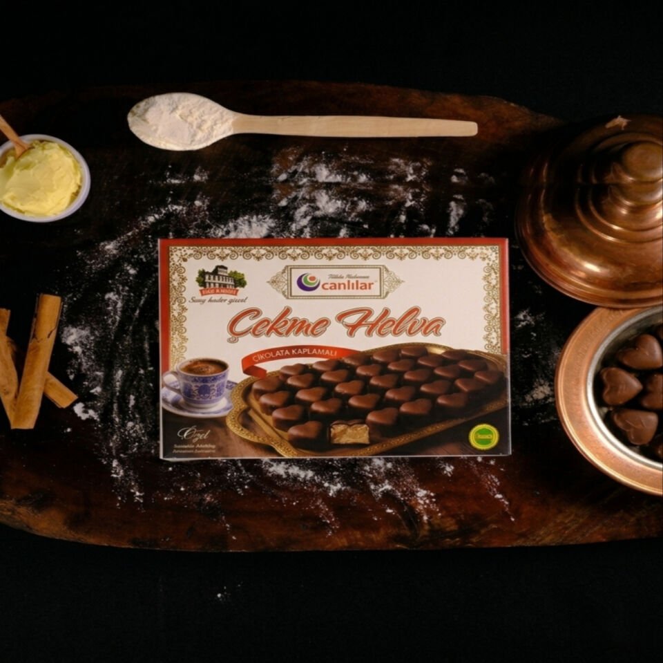 Çikolata Kaplı Kalpli Çekme Helva 310g