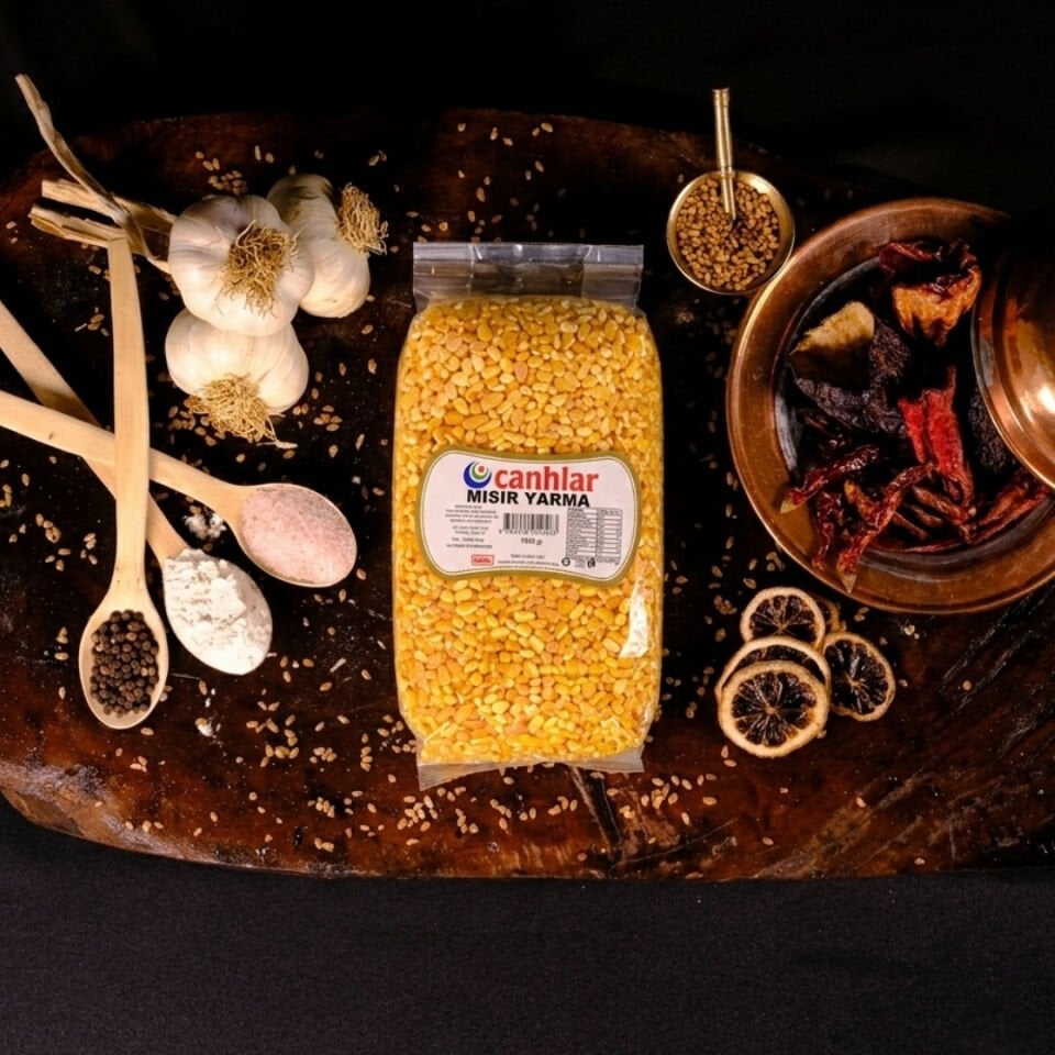 Doğal Taş Değirmen Mısır Yarması (Korkoti) - 1 KG